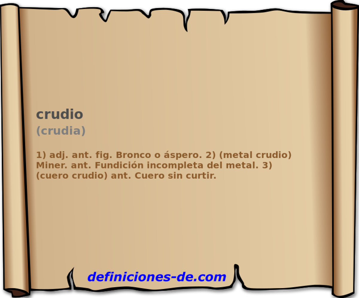 crudio (crudia)