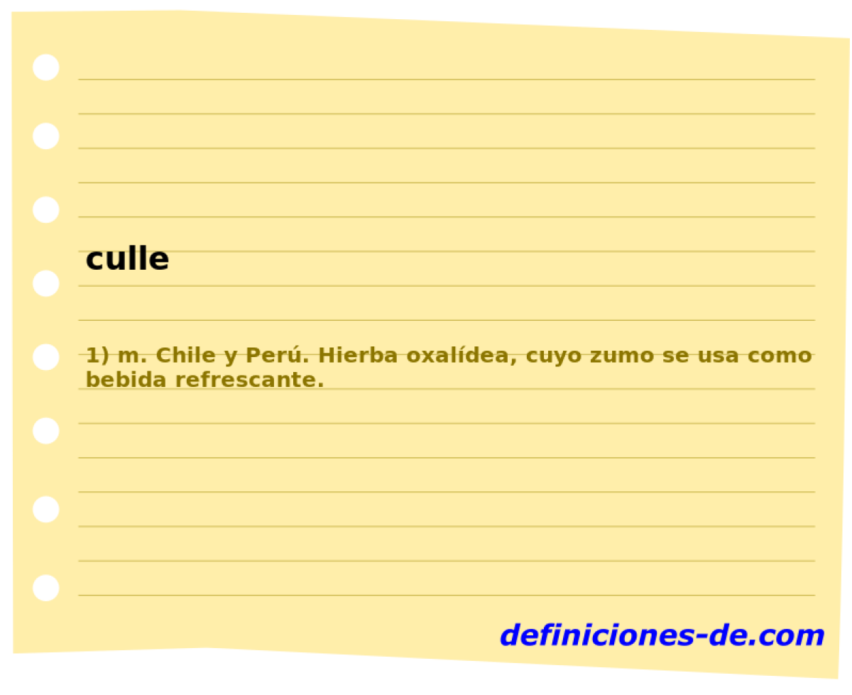 culle 