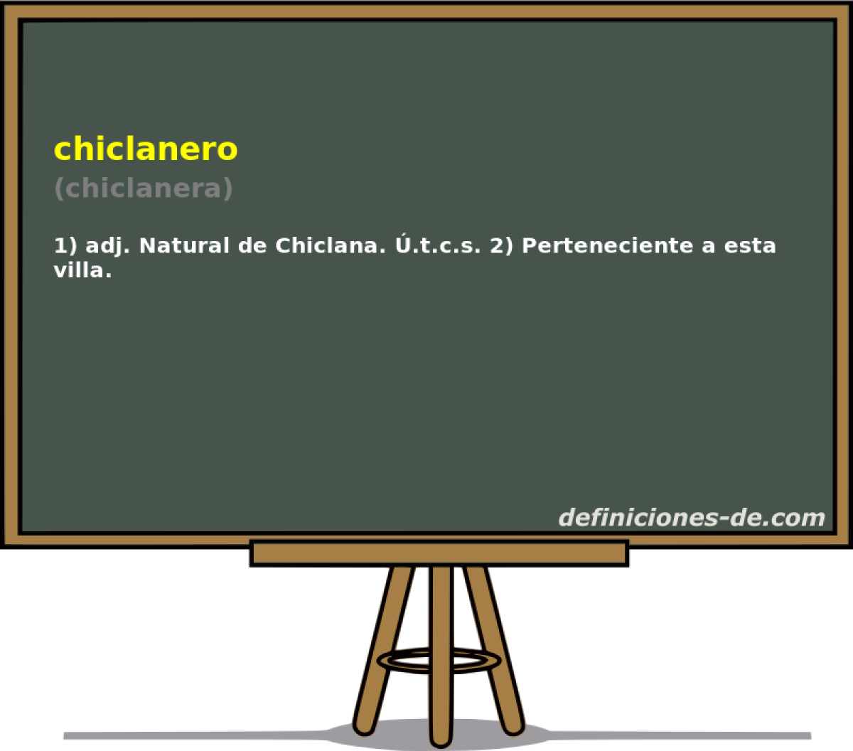 chiclanero (chiclanera)