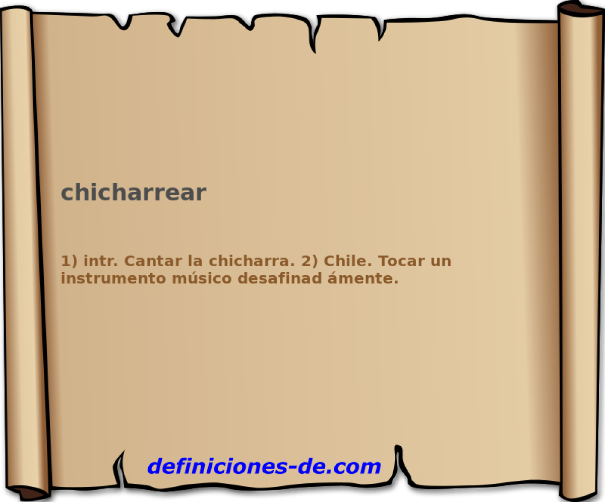 chicharrear 