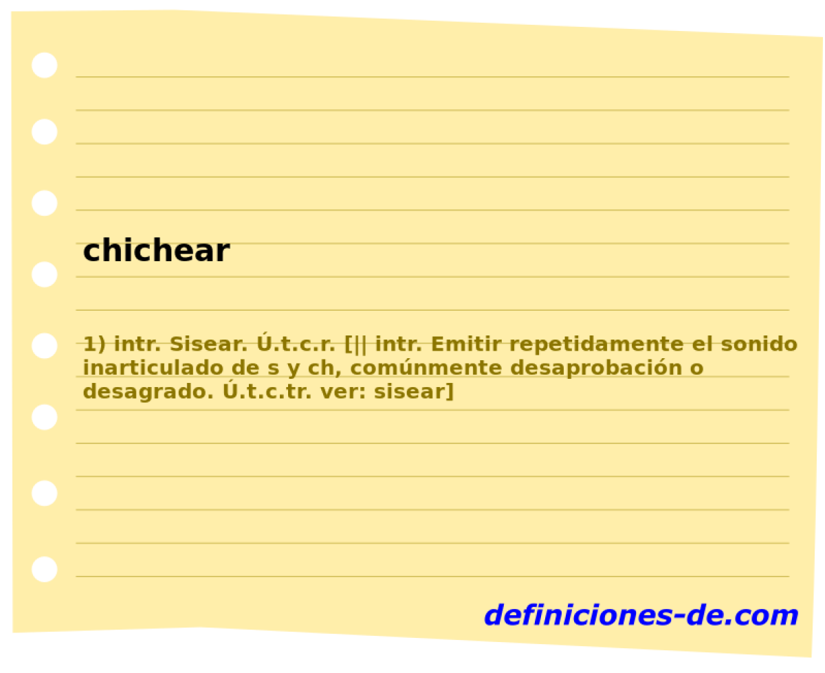 chichear 