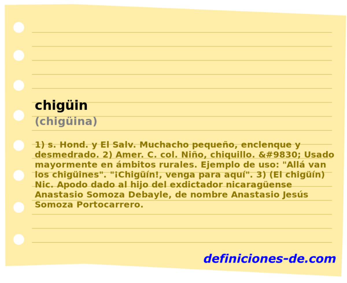 chigin (chigina)