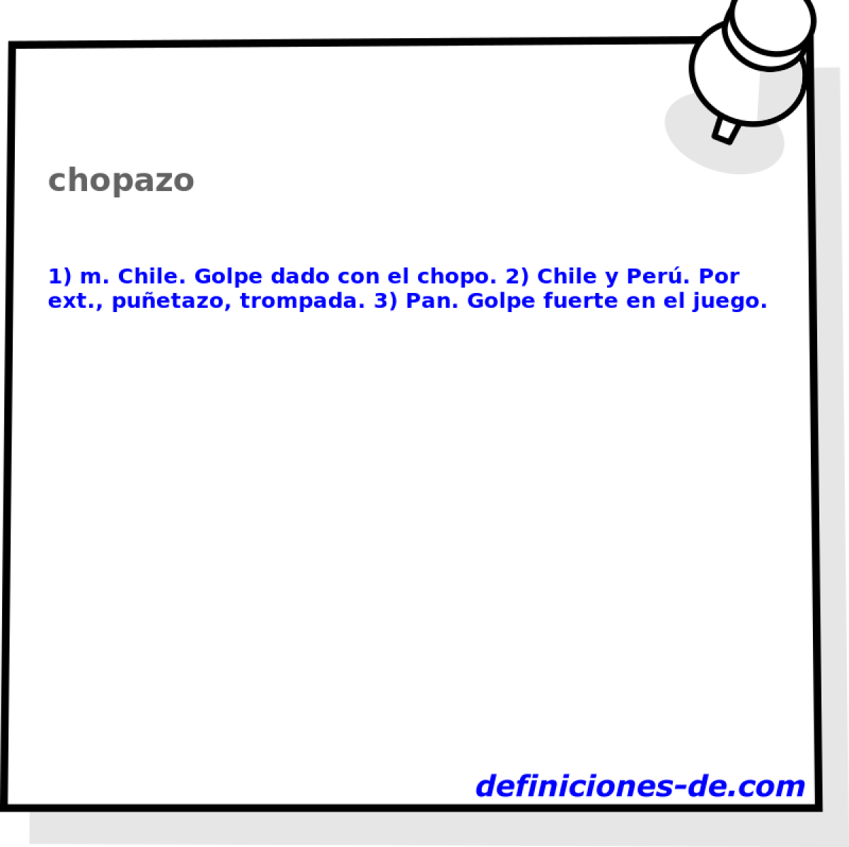 chopazo 