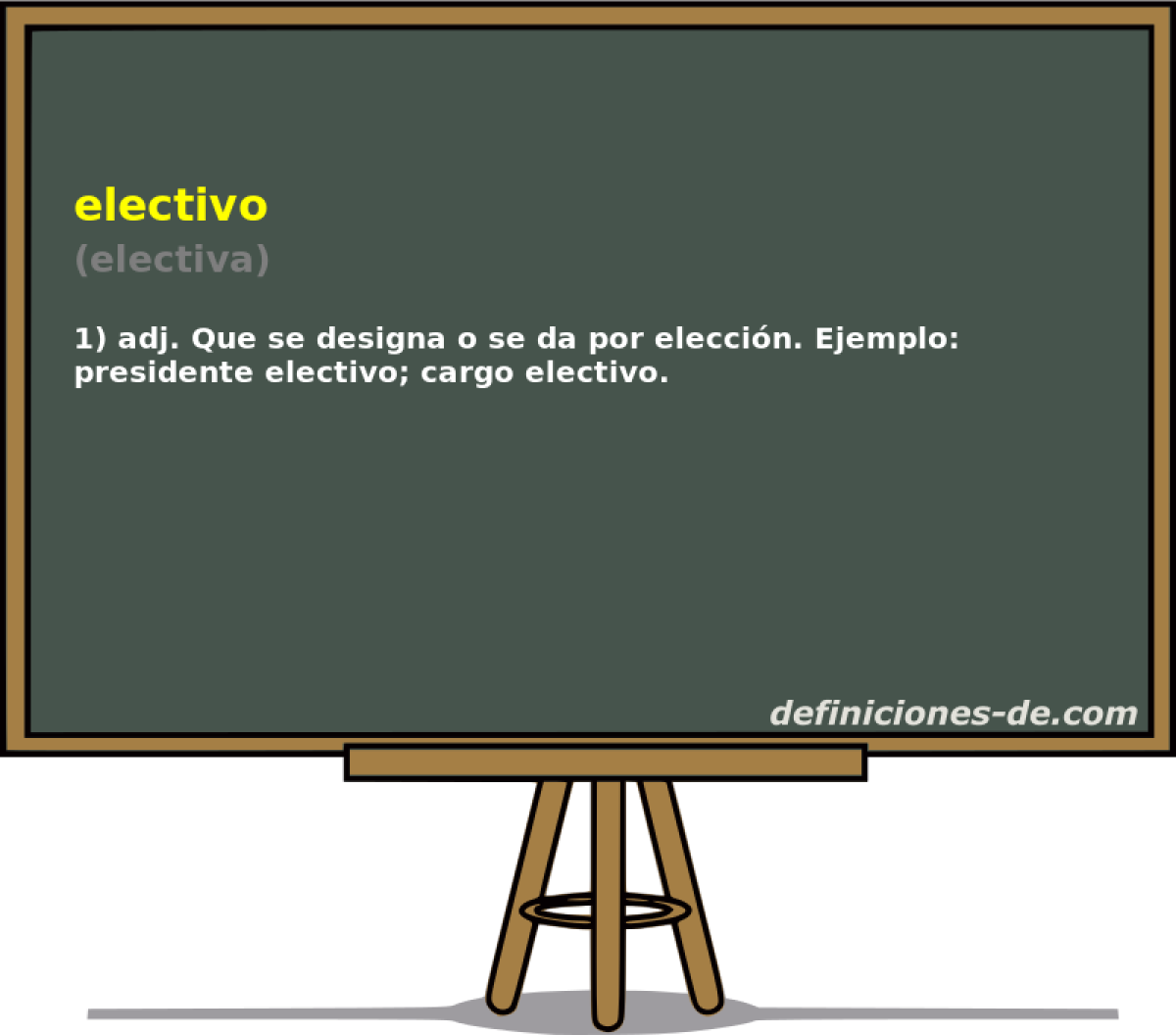 electivo (electiva)