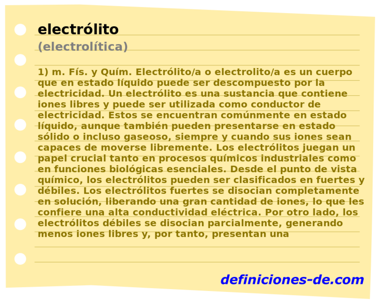 electrlito (electroltica)