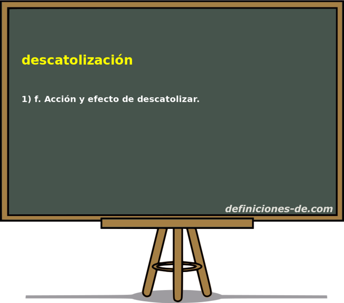 descatolizacin 