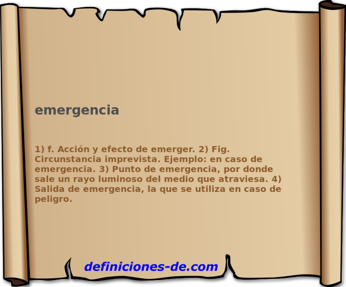 emergencia 