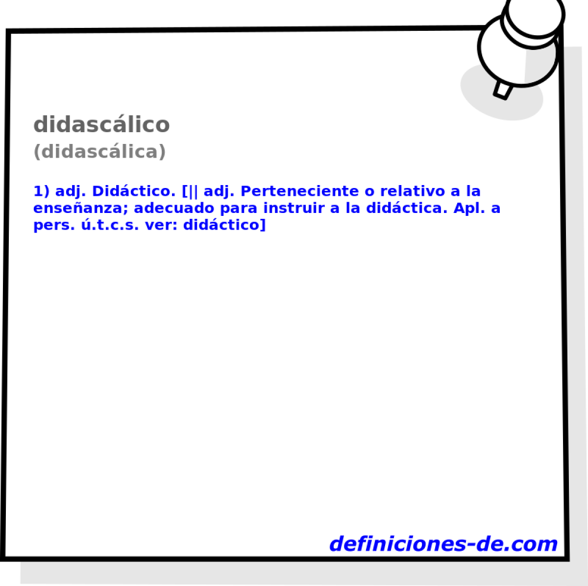 didasclico (didasclica)