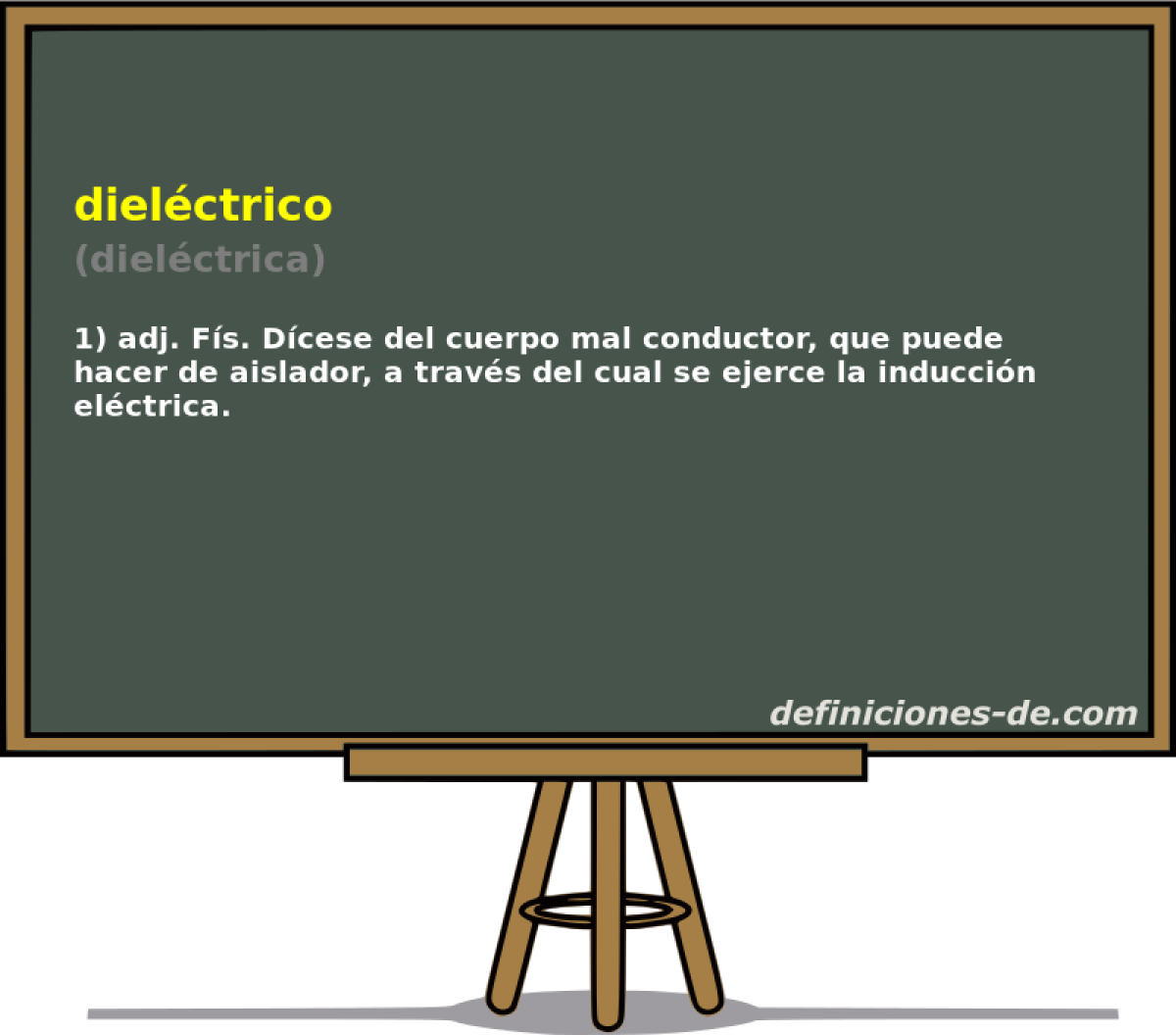 dielctrico (dielctrica)