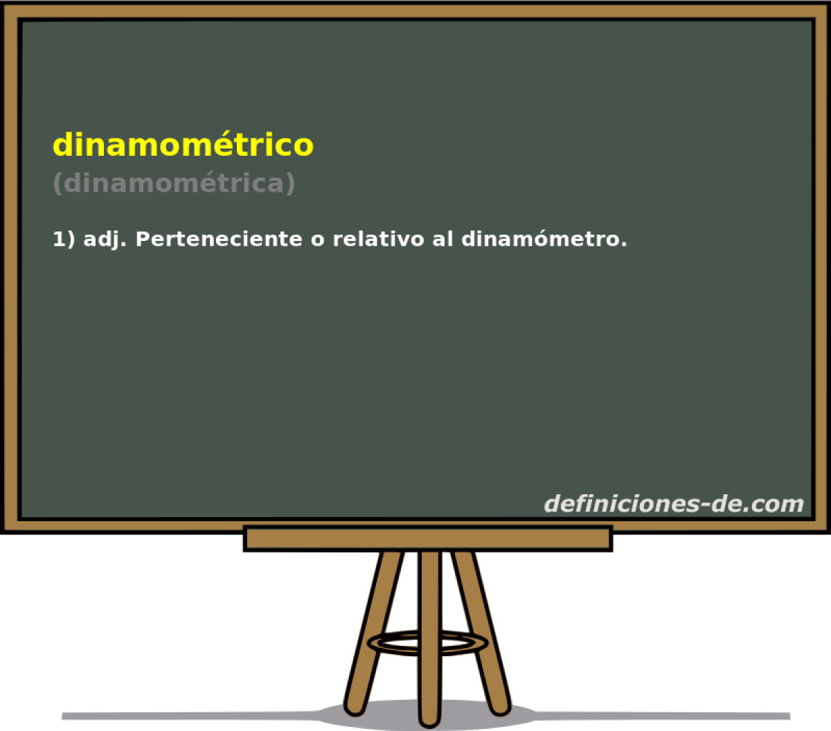 dinamomtrico (dinamomtrica)
