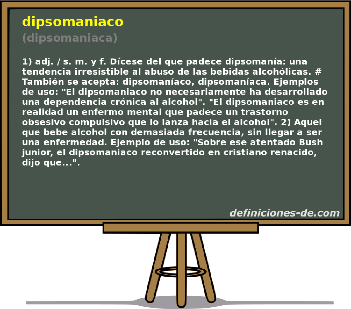 dipsomaniaco (dipsomaniaca)