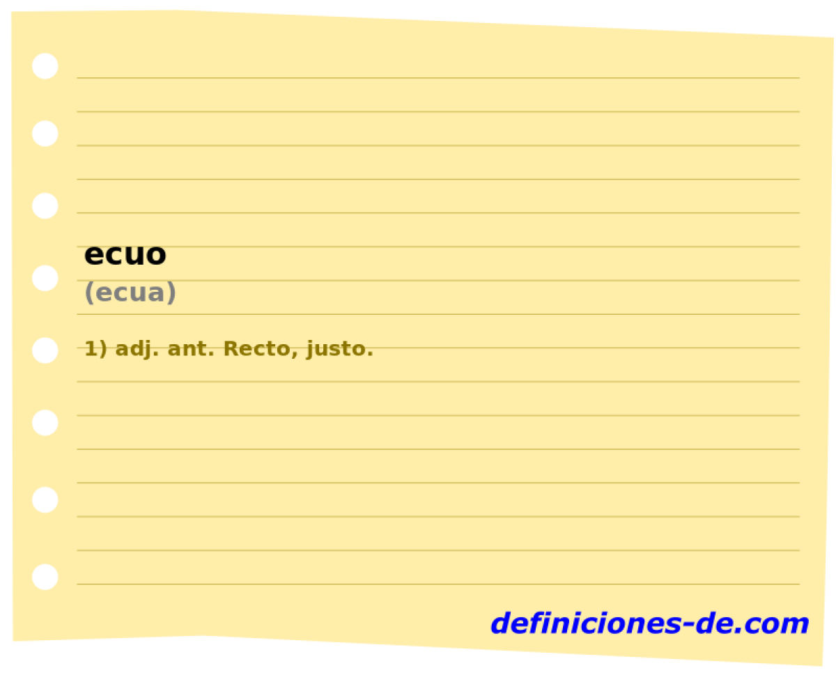 ecuo (ecua)