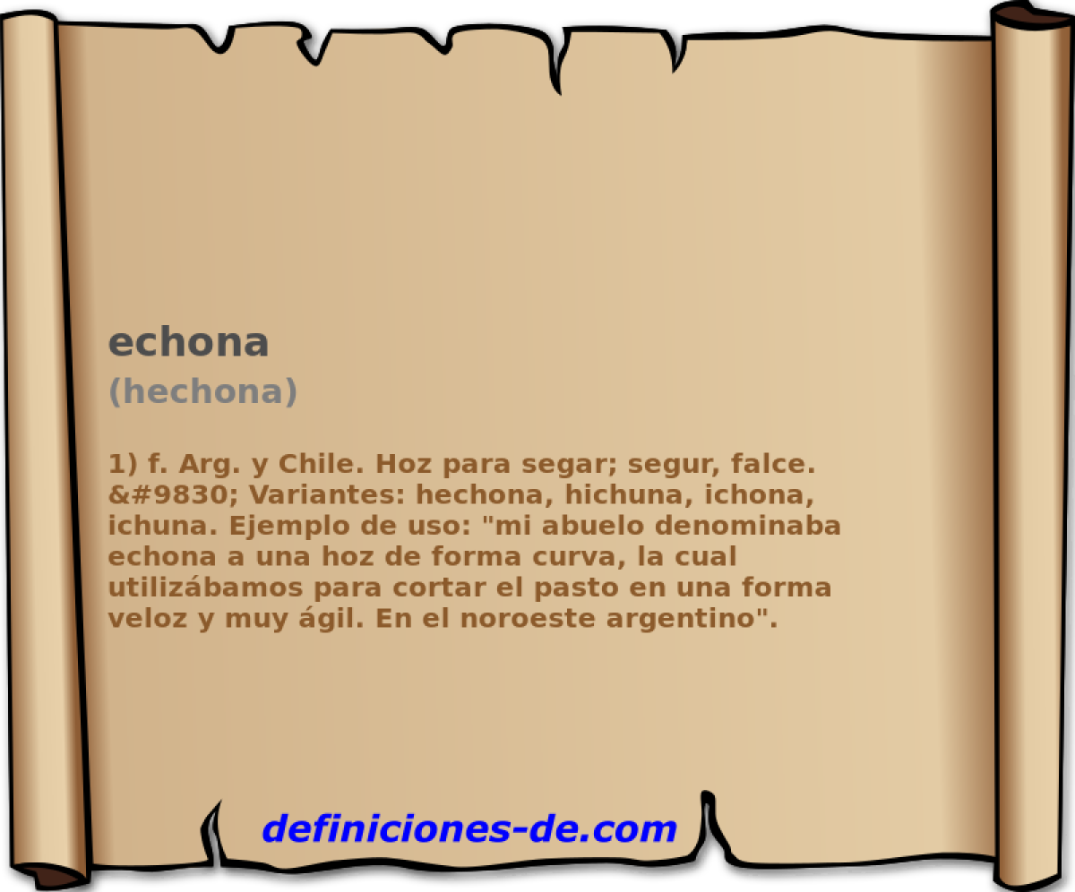 echona (hechona)
