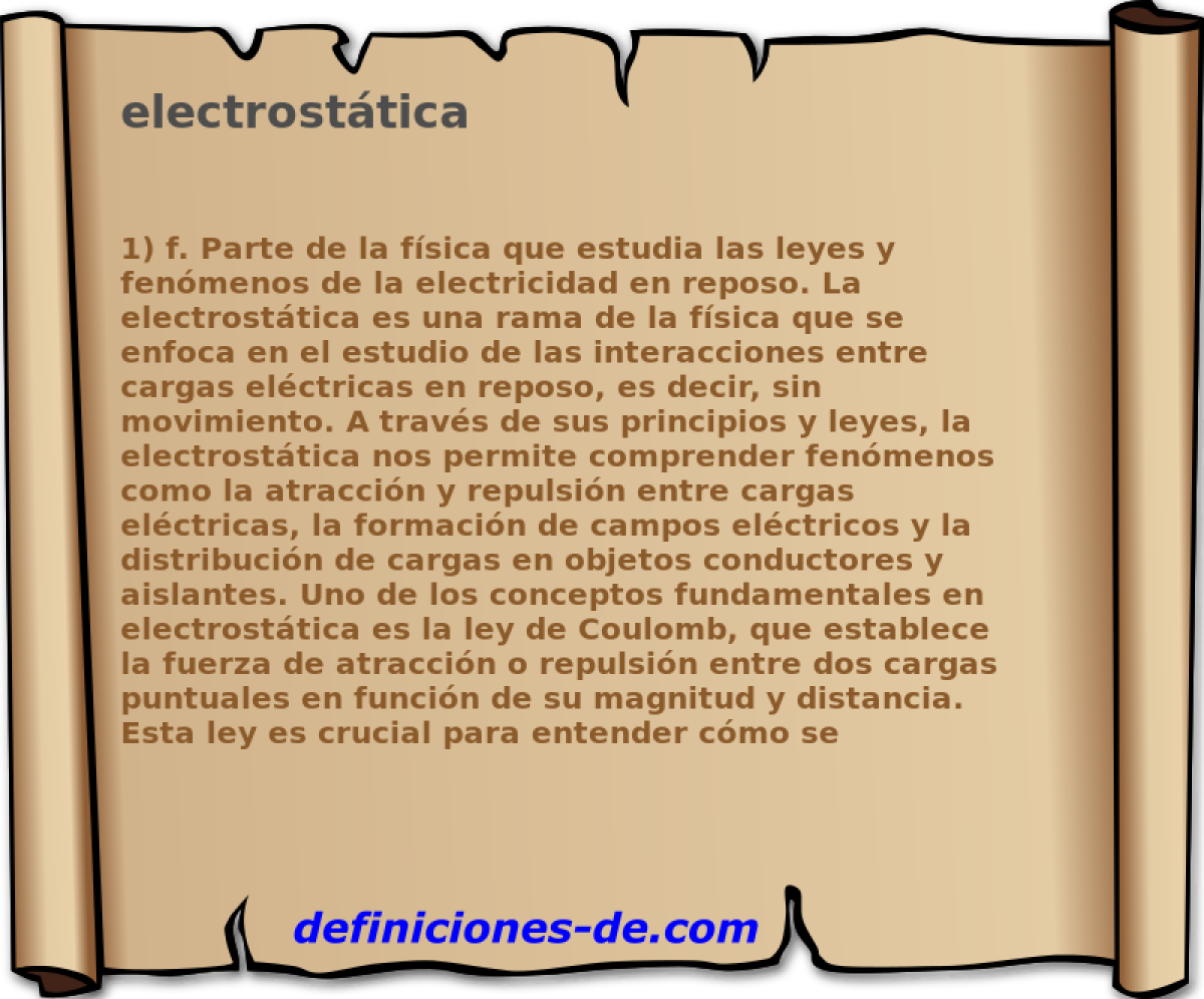 electrosttica 