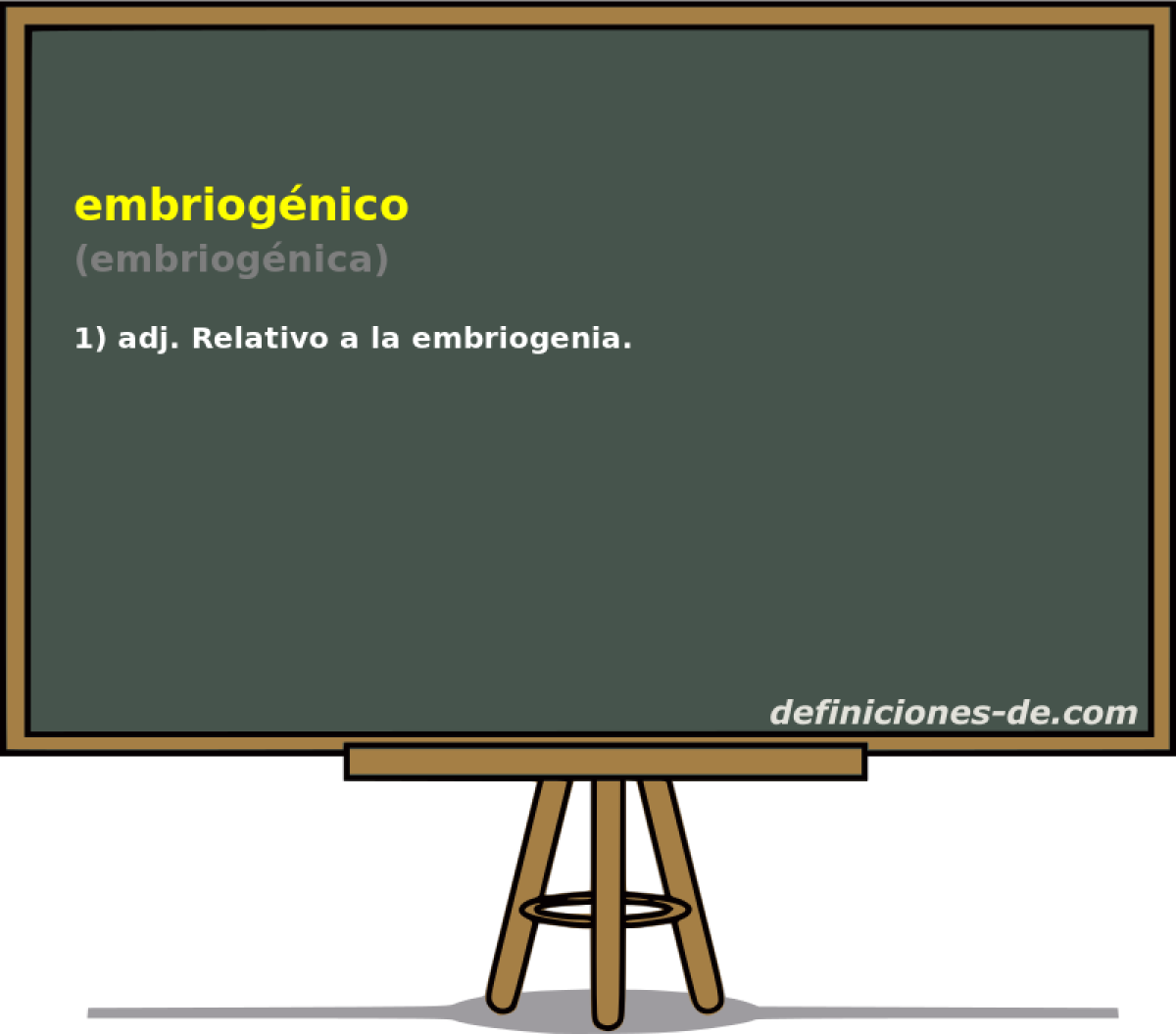 embriognico (embriognica)