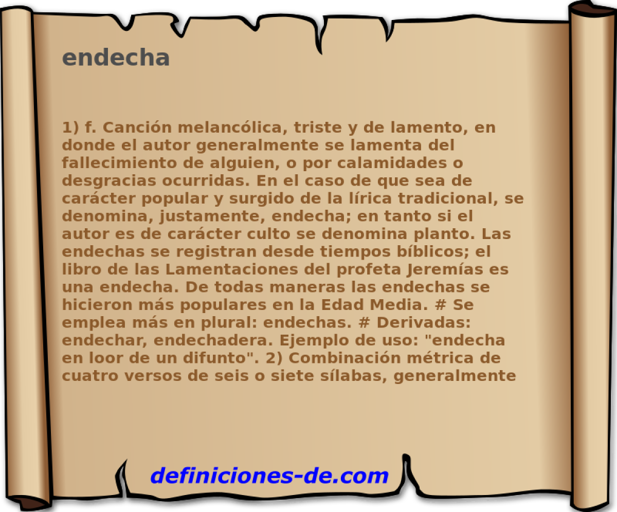 endecha 