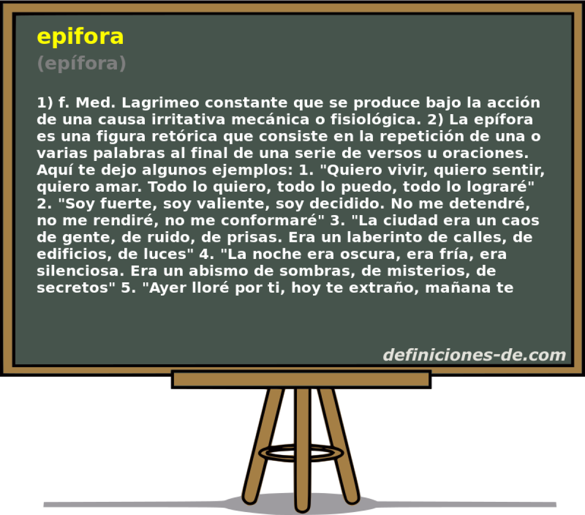 epifora (epfora)