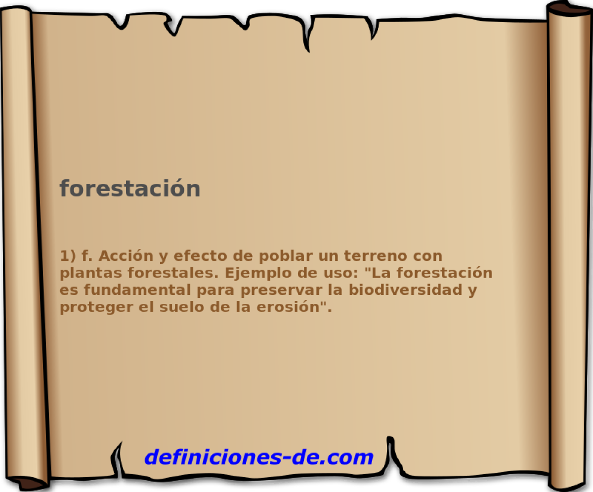 forestacin 