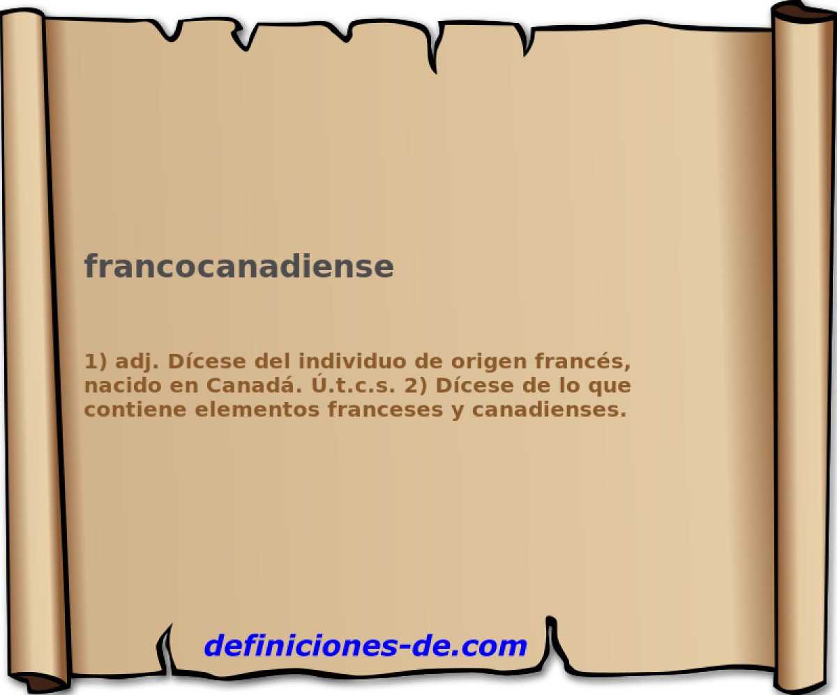 francocanadiense 