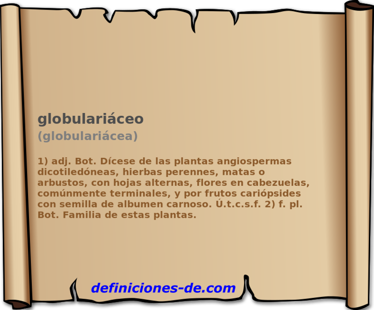 globulariceo (globularicea)
