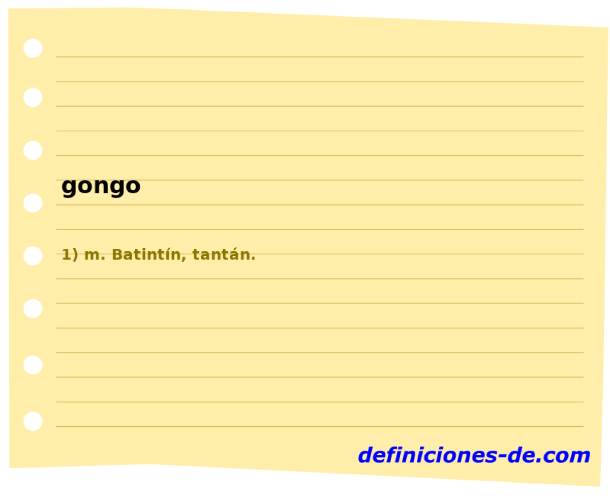 gongo 