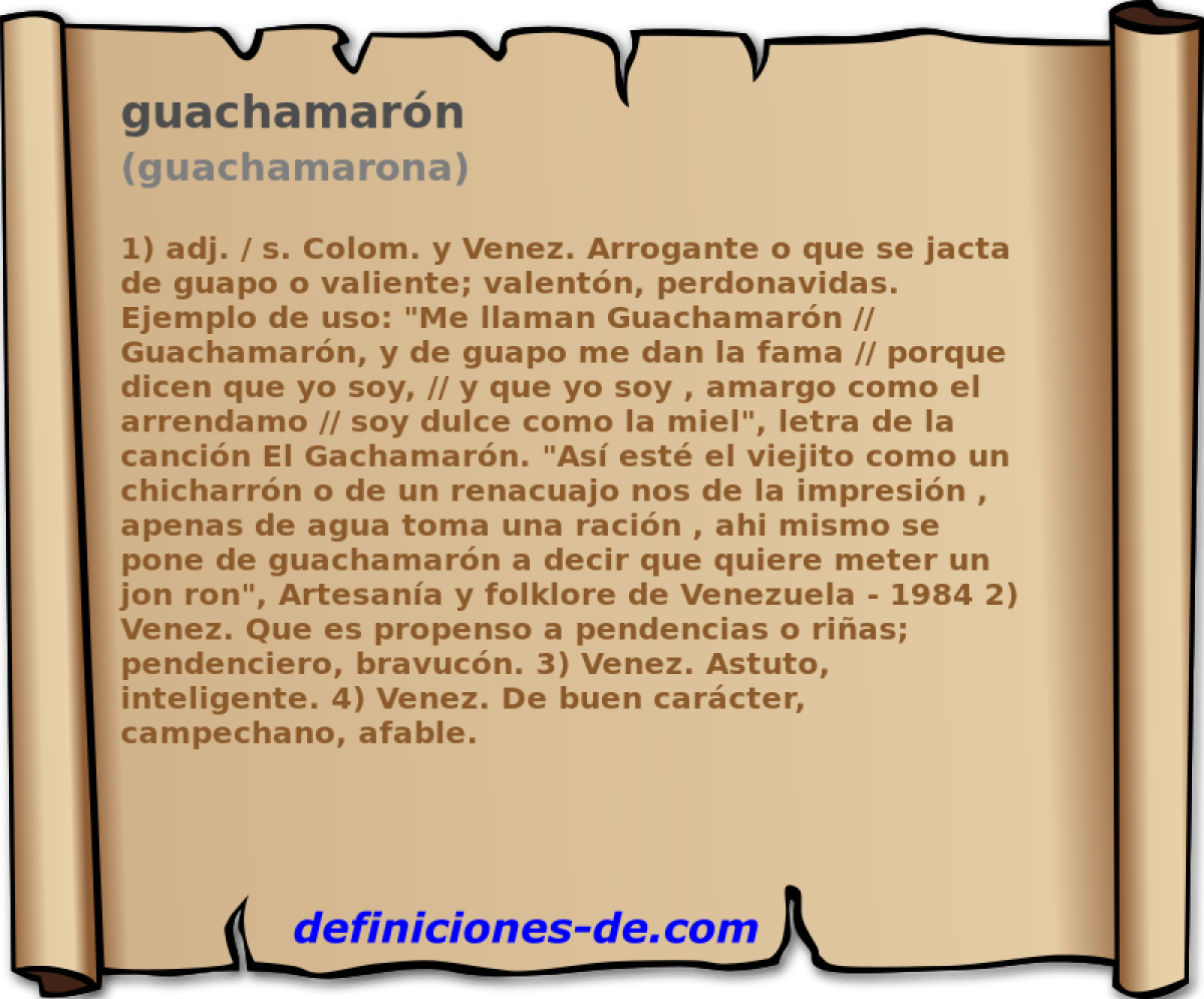 guachamarn (guachamarona)