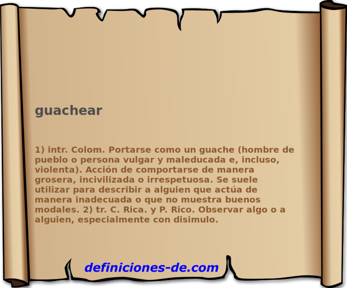 guachear 