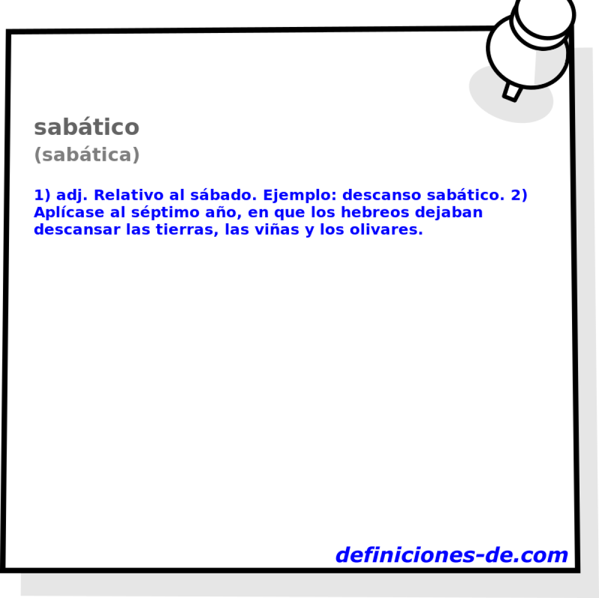 sabtico (sabtica)