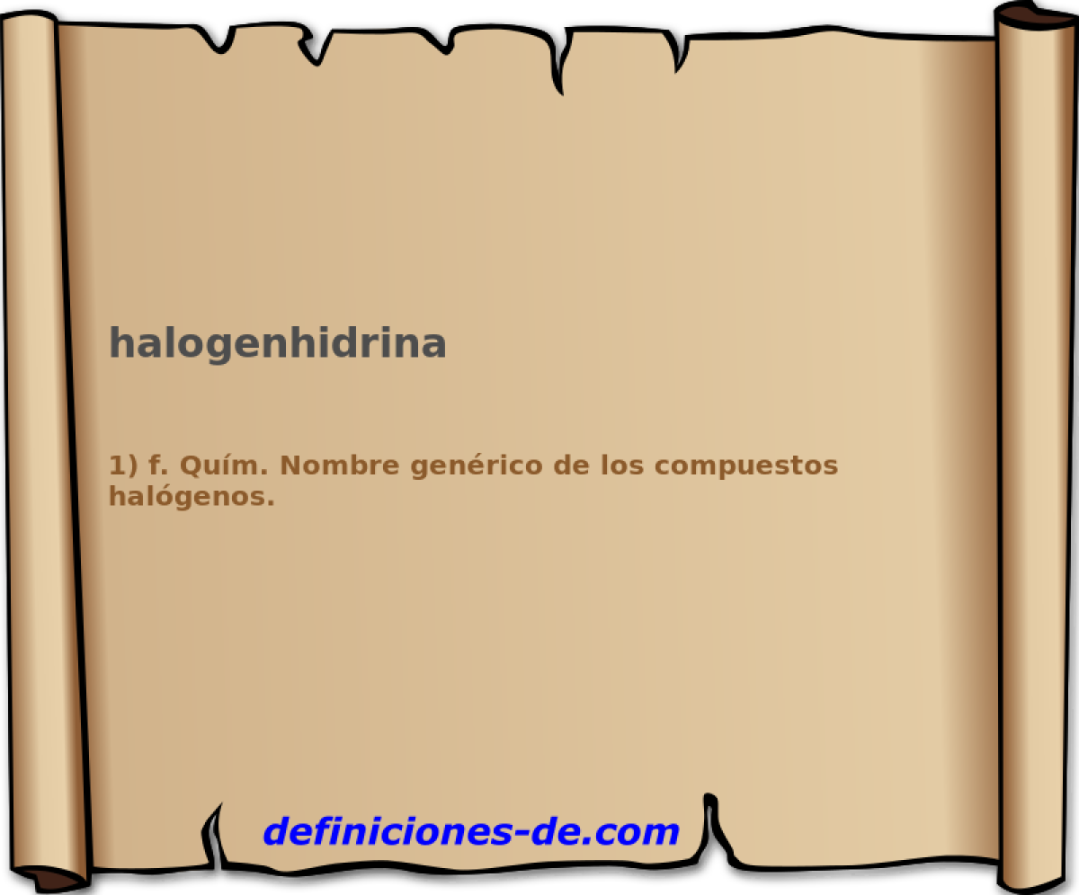halogenhidrina 