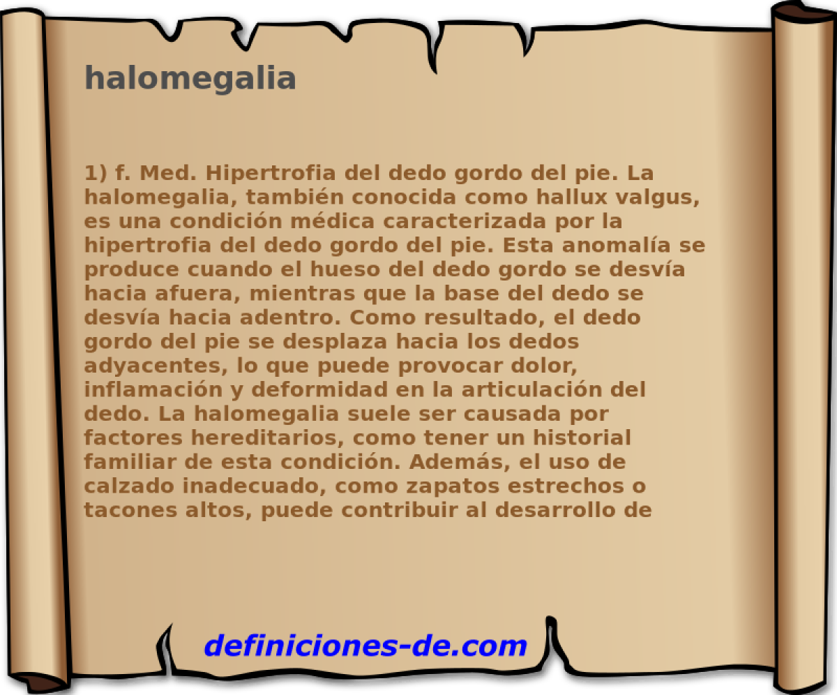 halomegalia 