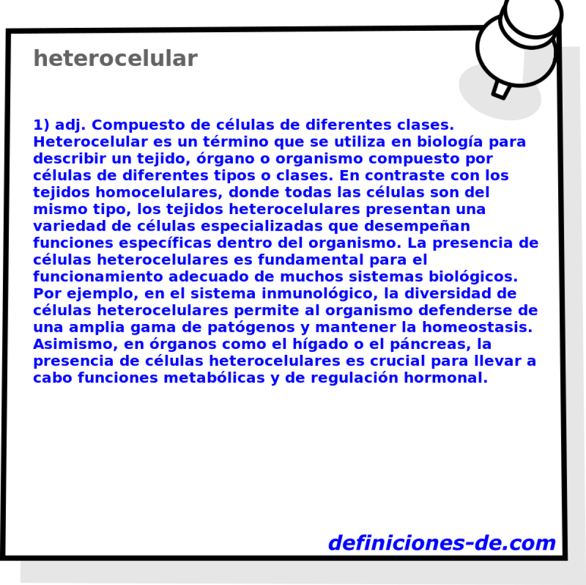 heterocelular 