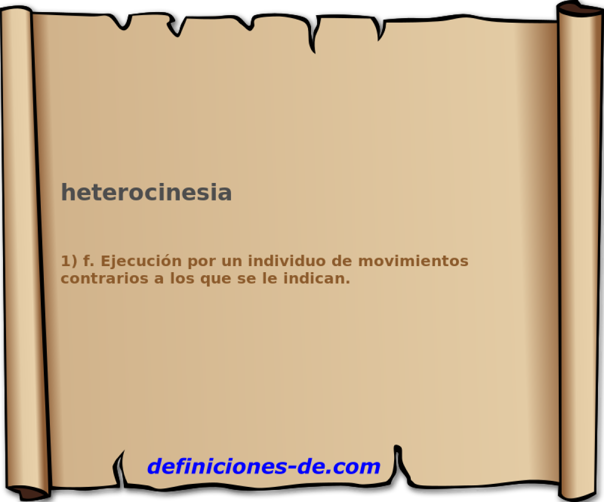 heterocinesia 