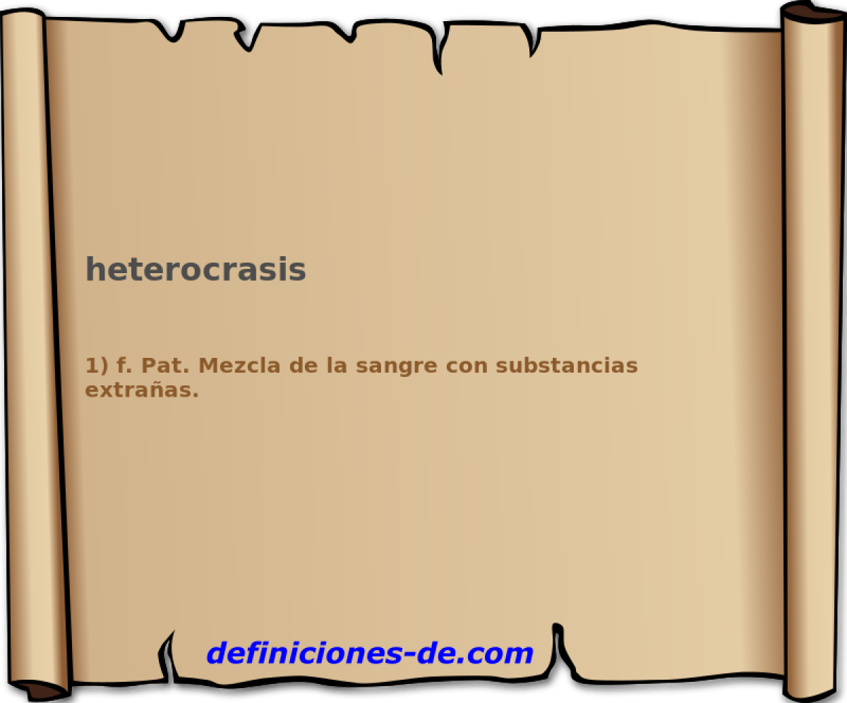 heterocrasis 