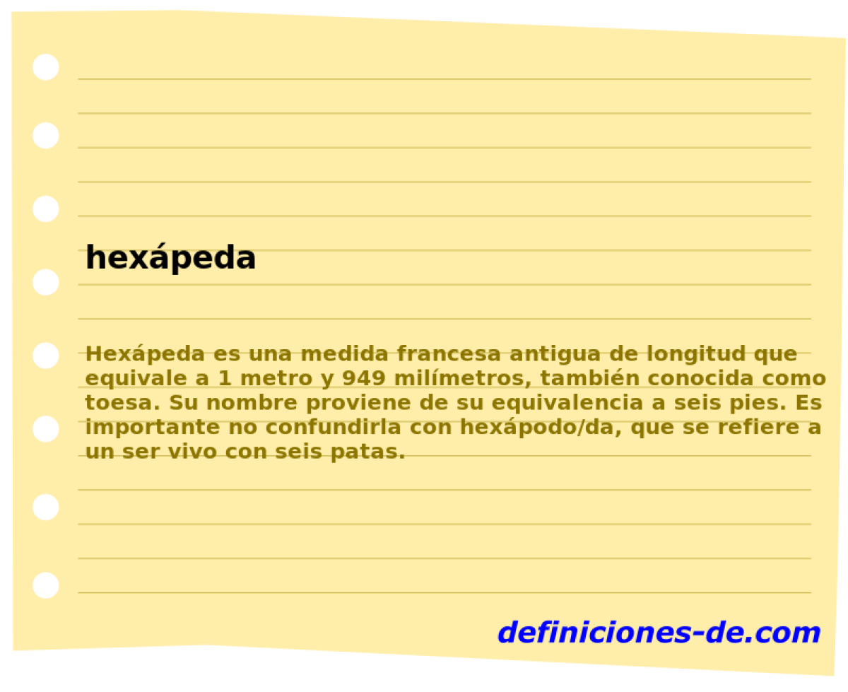 hexpeda 