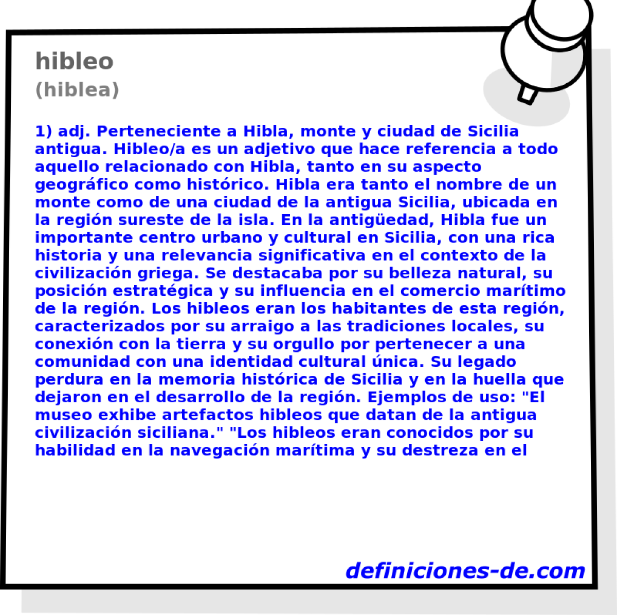 hibleo (hiblea)