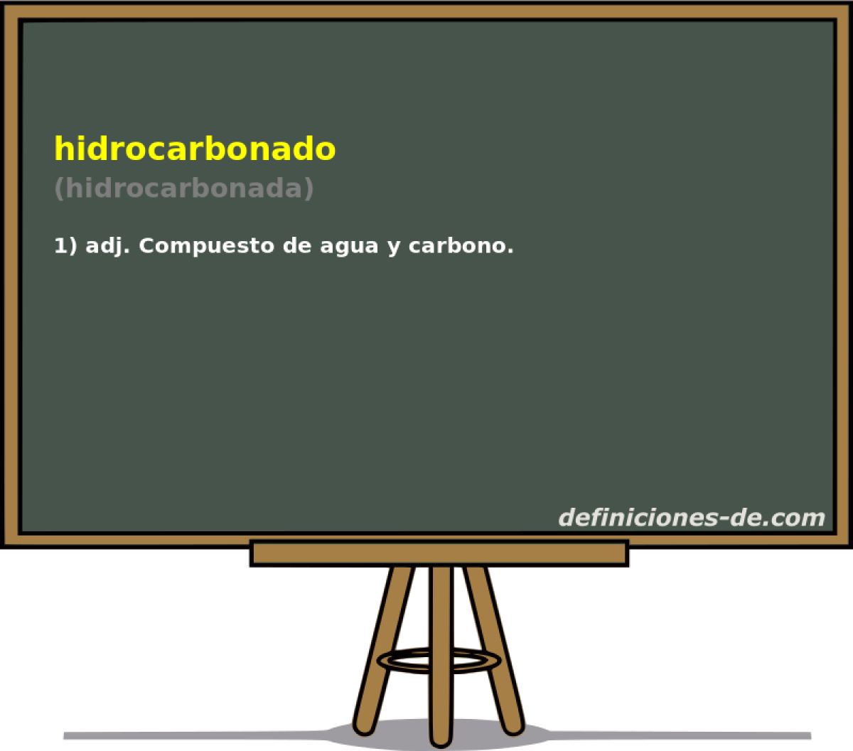 hidrocarbonado (hidrocarbonada)