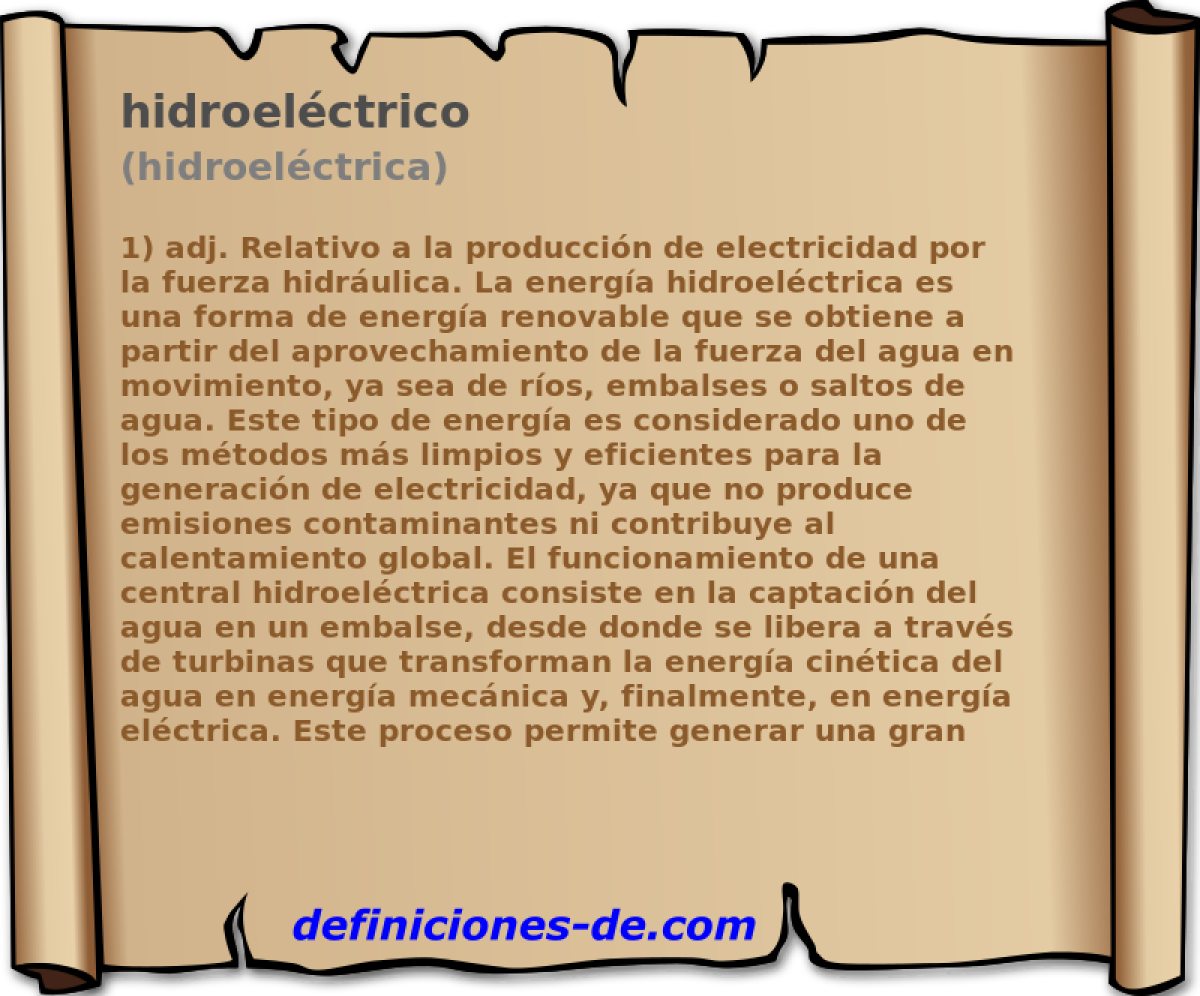 hidroelctrico (hidroelctrica)