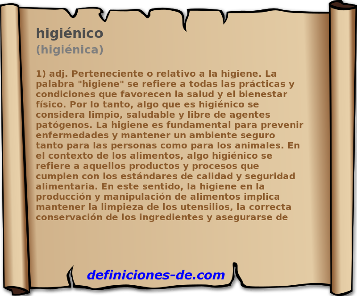 higinico (higinica)