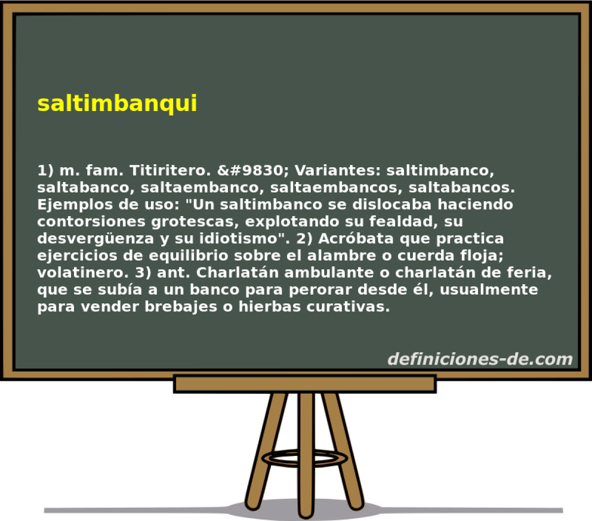 saltimbanqui 