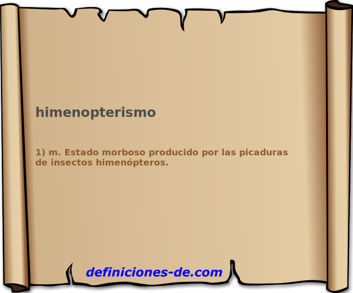 himenopterismo 