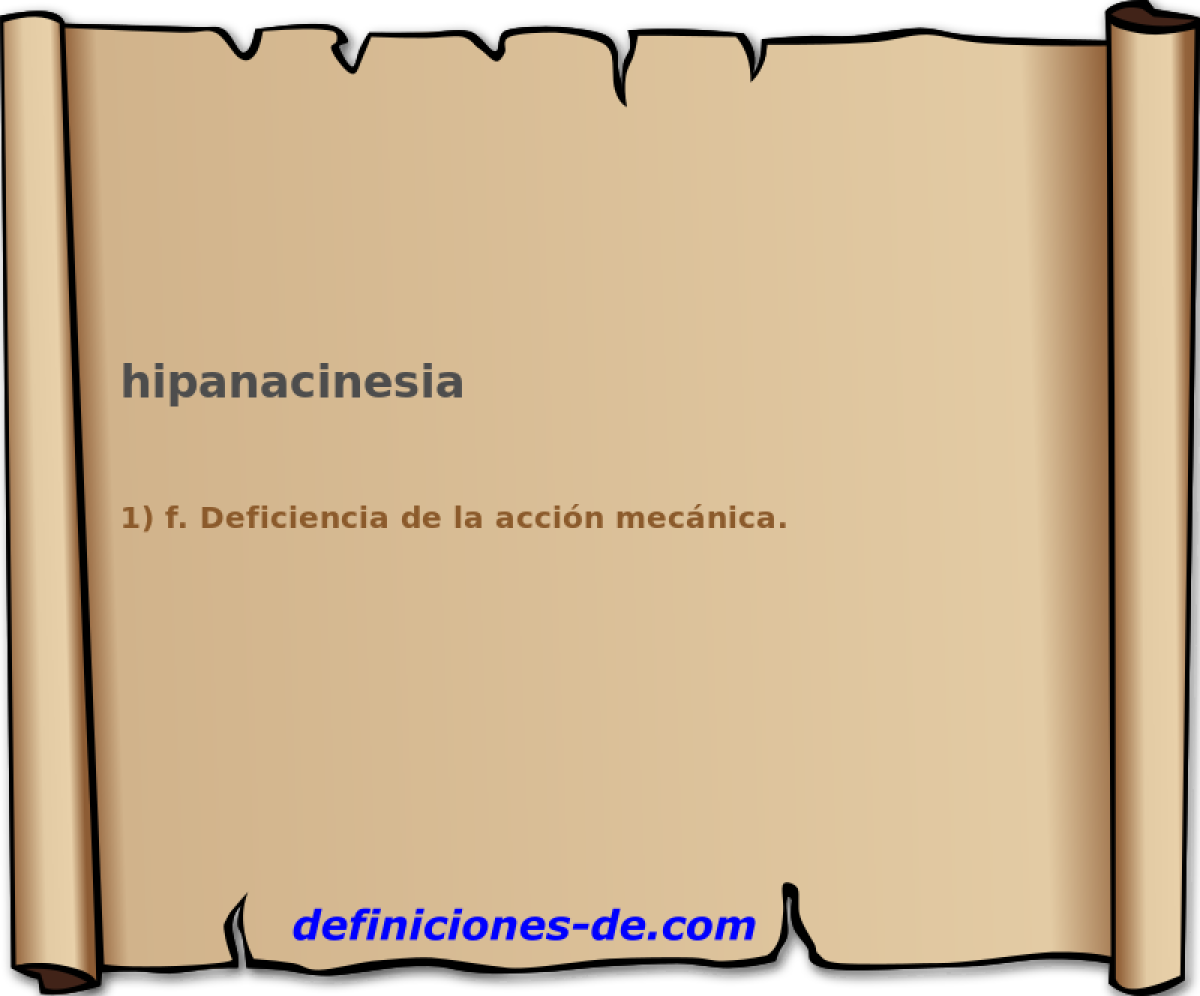 hipanacinesia 