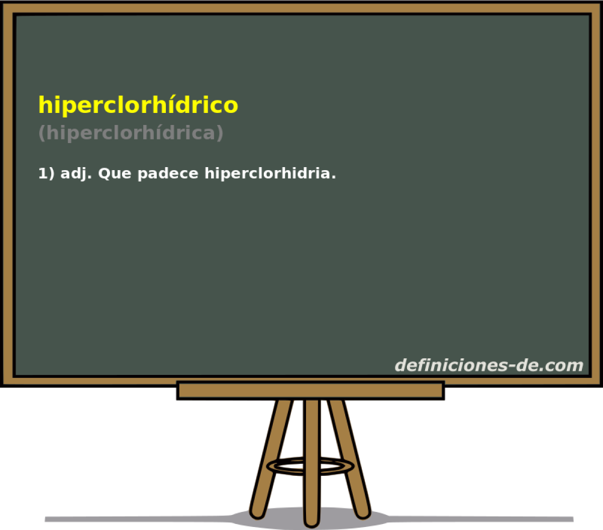 hiperclorhdrico (hiperclorhdrica)