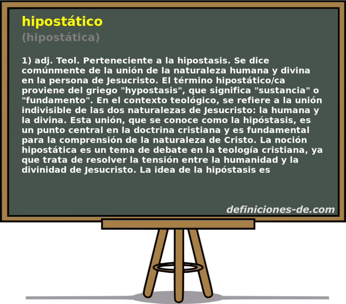 hiposttico (hiposttica)