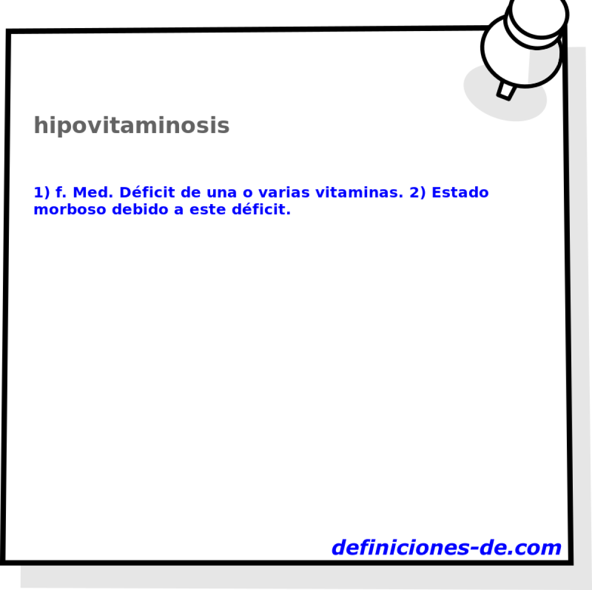 hipovitaminosis 