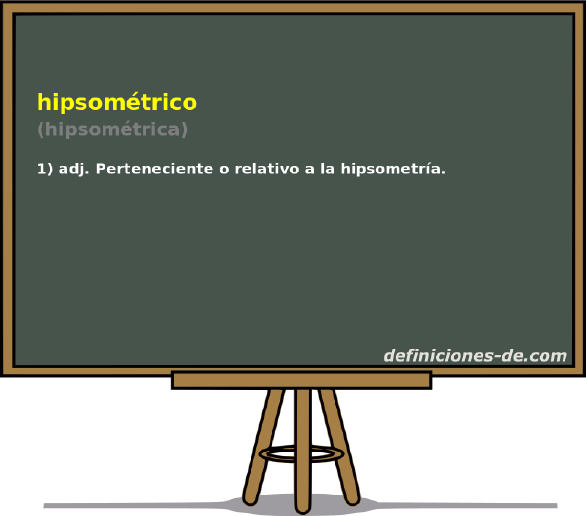 hipsomtrico (hipsomtrica)