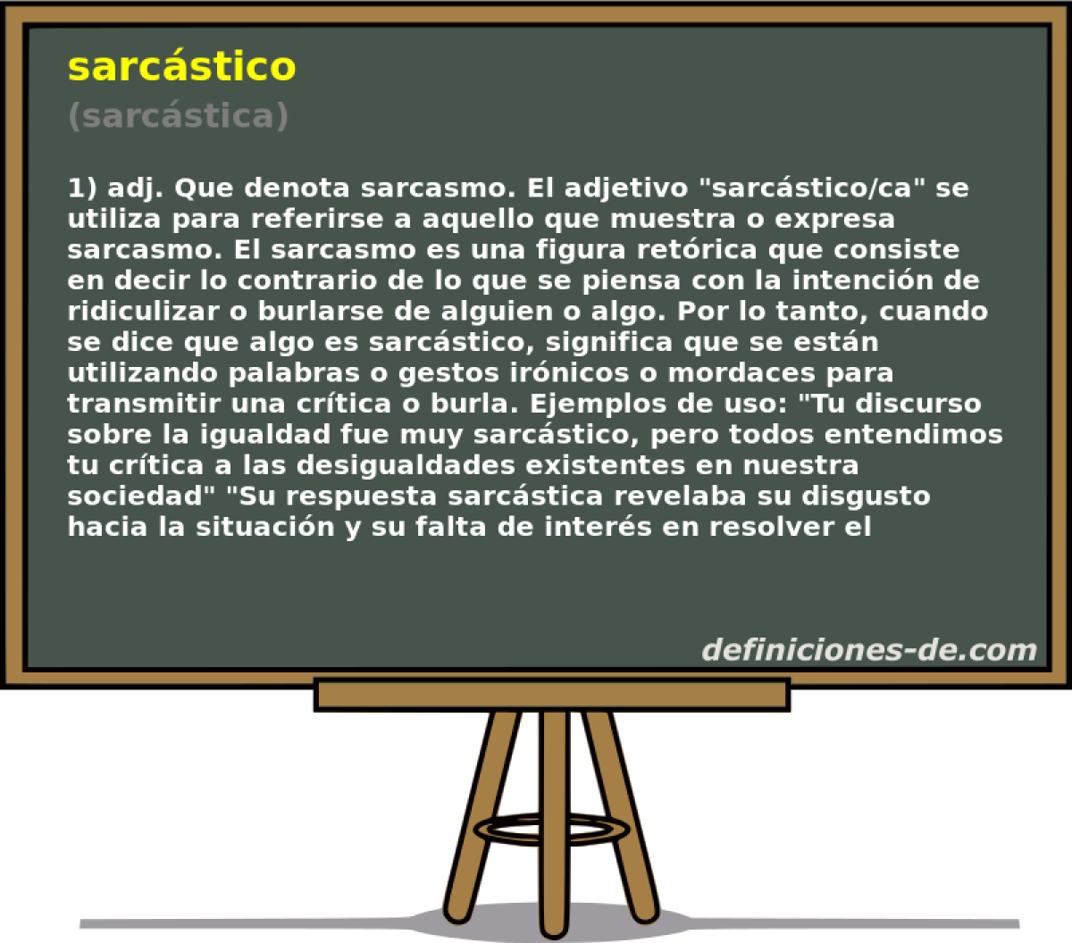 sarcstico (sarcstica)