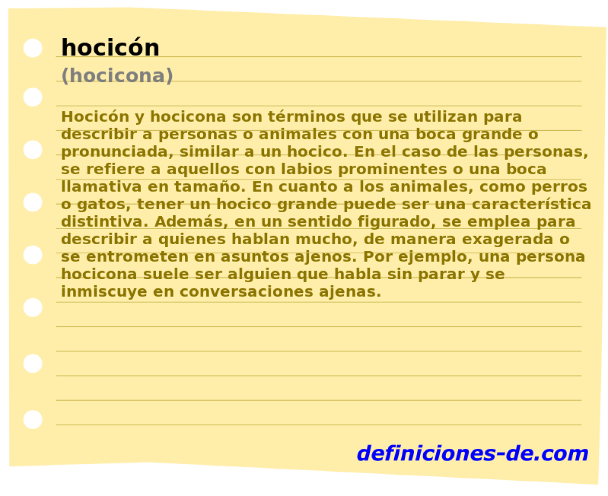 hocicn (hocicona)