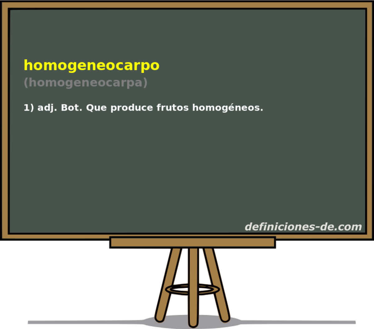 homogeneocarpo (homogeneocarpa)