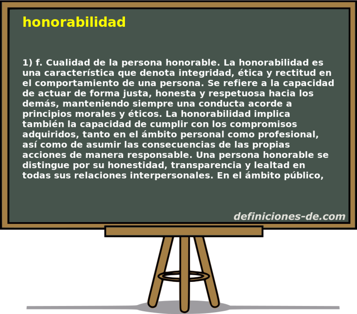 honorabilidad 