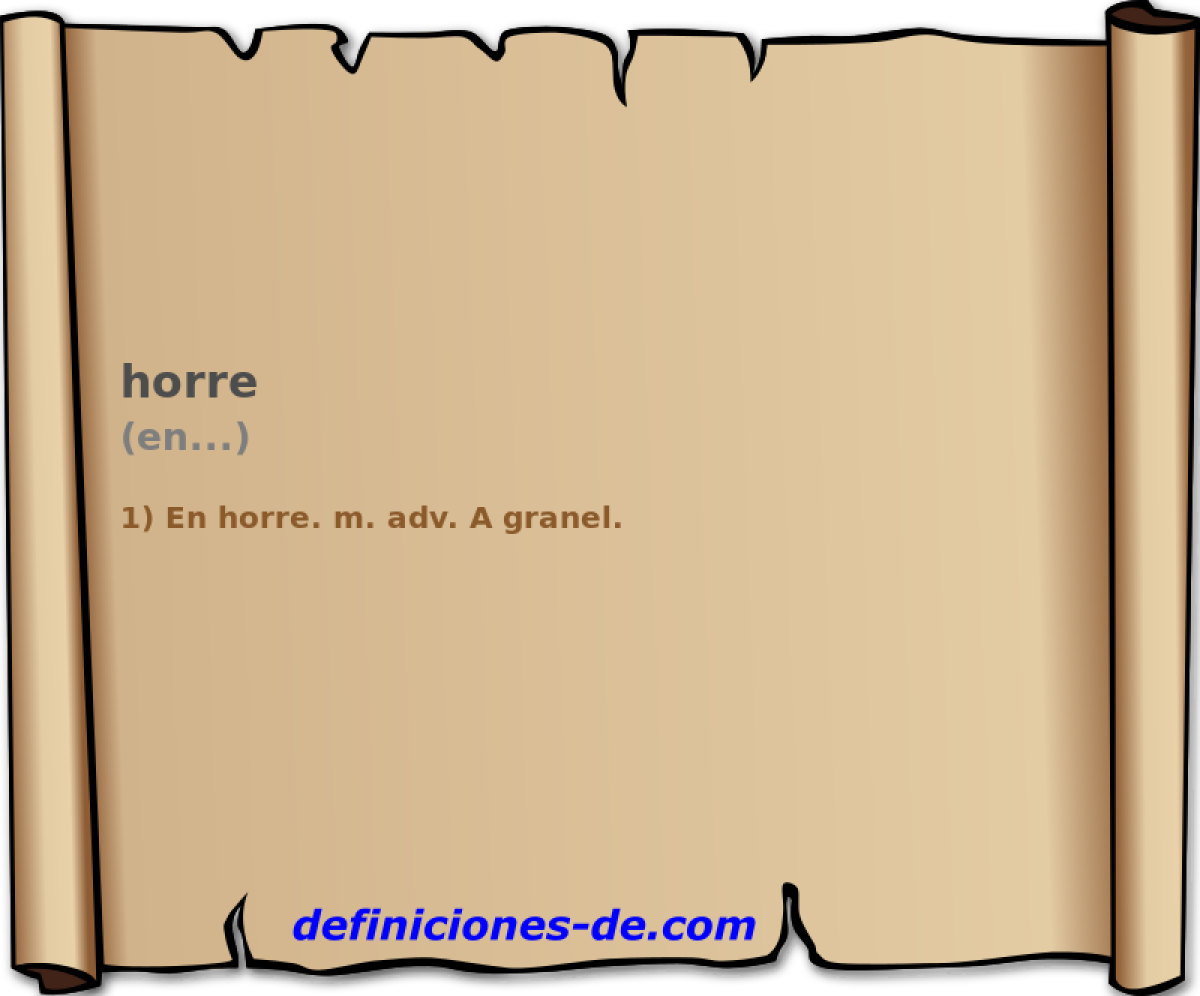 horre (en...)